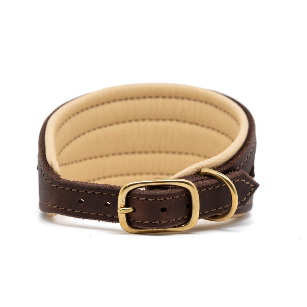 Sofortkauf Windhundhalsband „Iconic“ aus Fettleder 28,5-33cm