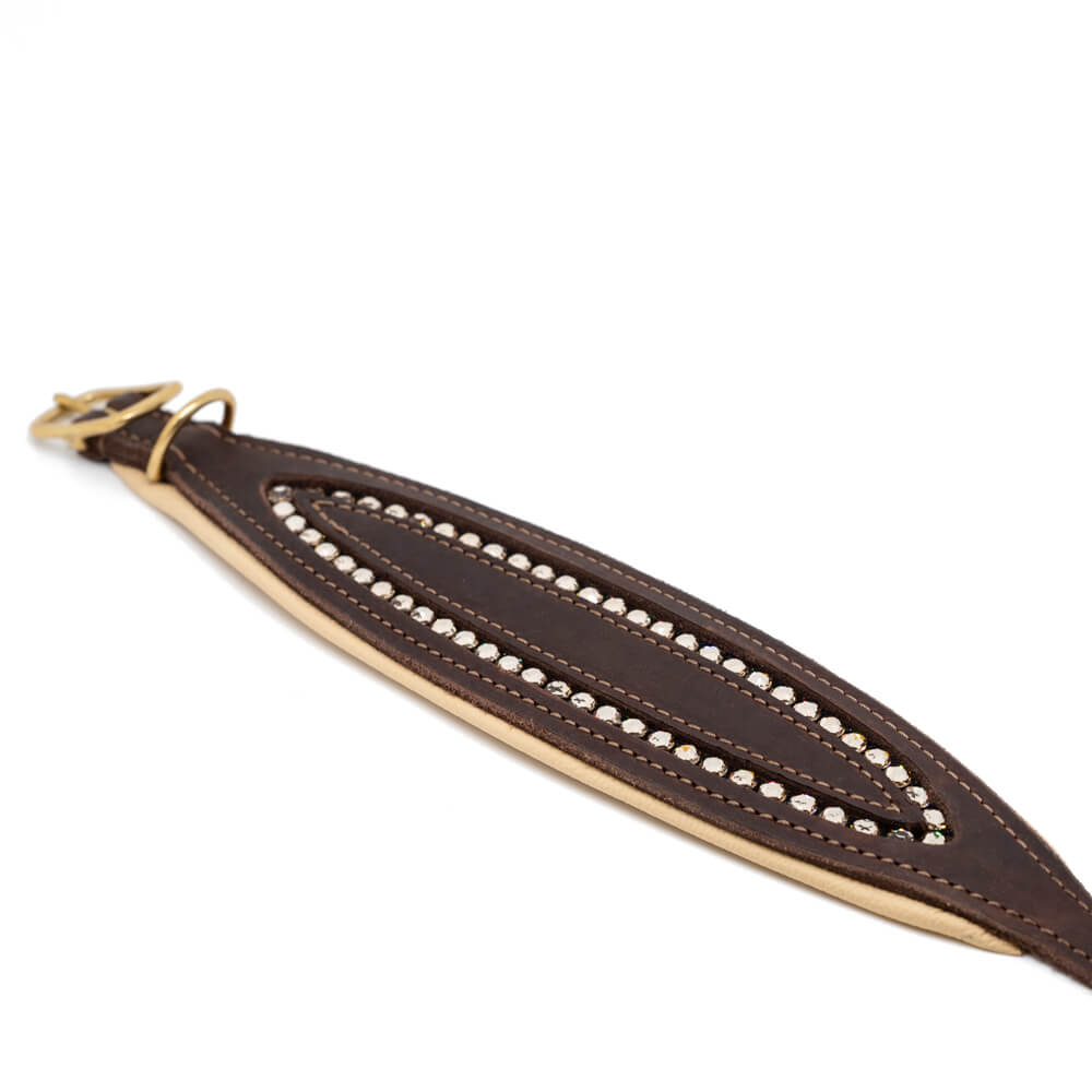 Sofortkauf Windhundhalsband „Iconic“ aus Fettleder 28,5-33cm