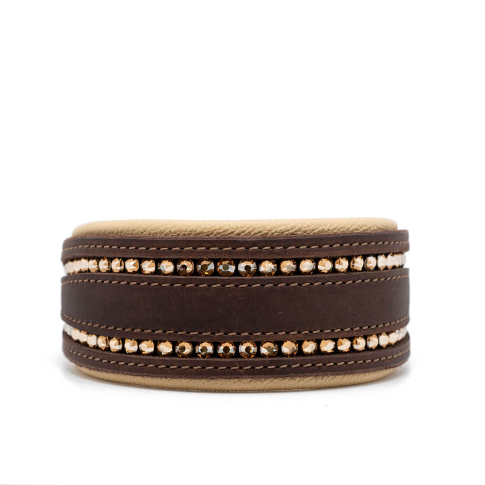 Sofortkauf Windhundhalsband „Iconic“ aus Fettleder 30-36cm