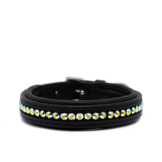 Sofortkauf Hundehalsband „Iconic“ aus Zaumleder 30-34cm