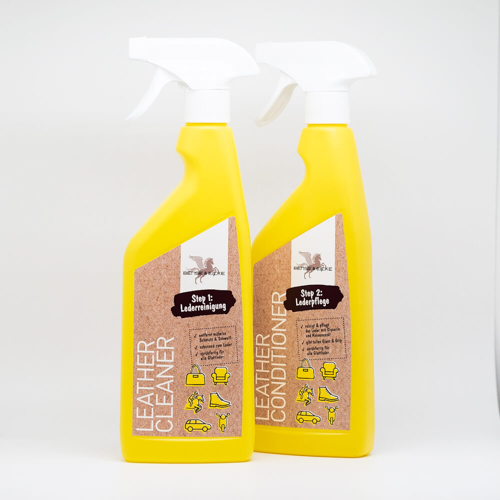 Bense & Eicke Leather Cleaner & Conditioner - Step 1 + 2